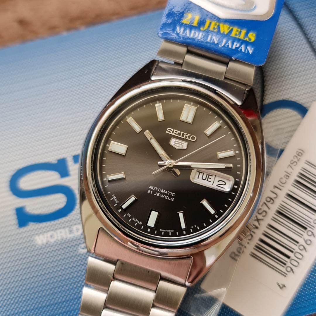 *Last batch NOS* Seiko 5 'Oyster Perpetual' Rhodium Sunburst Dial