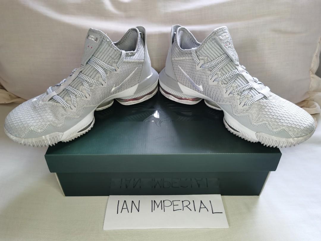 Lebron 16 wolf grey size sale 13
