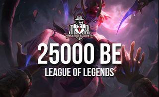 Level 30 League of Legends 25000BE Accounts