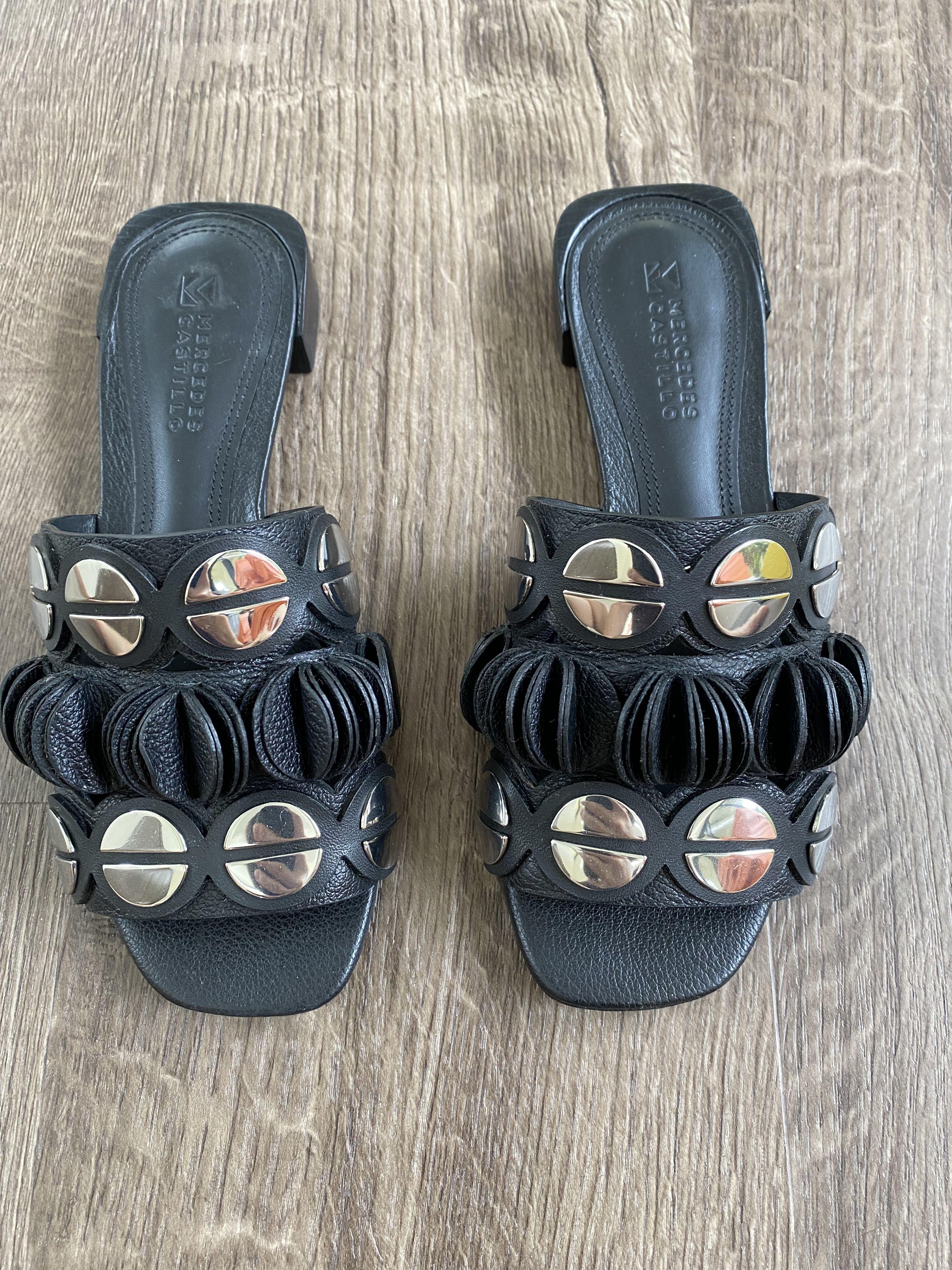 Like new Mercedes Castillo leather sandals Luxury Sneakers