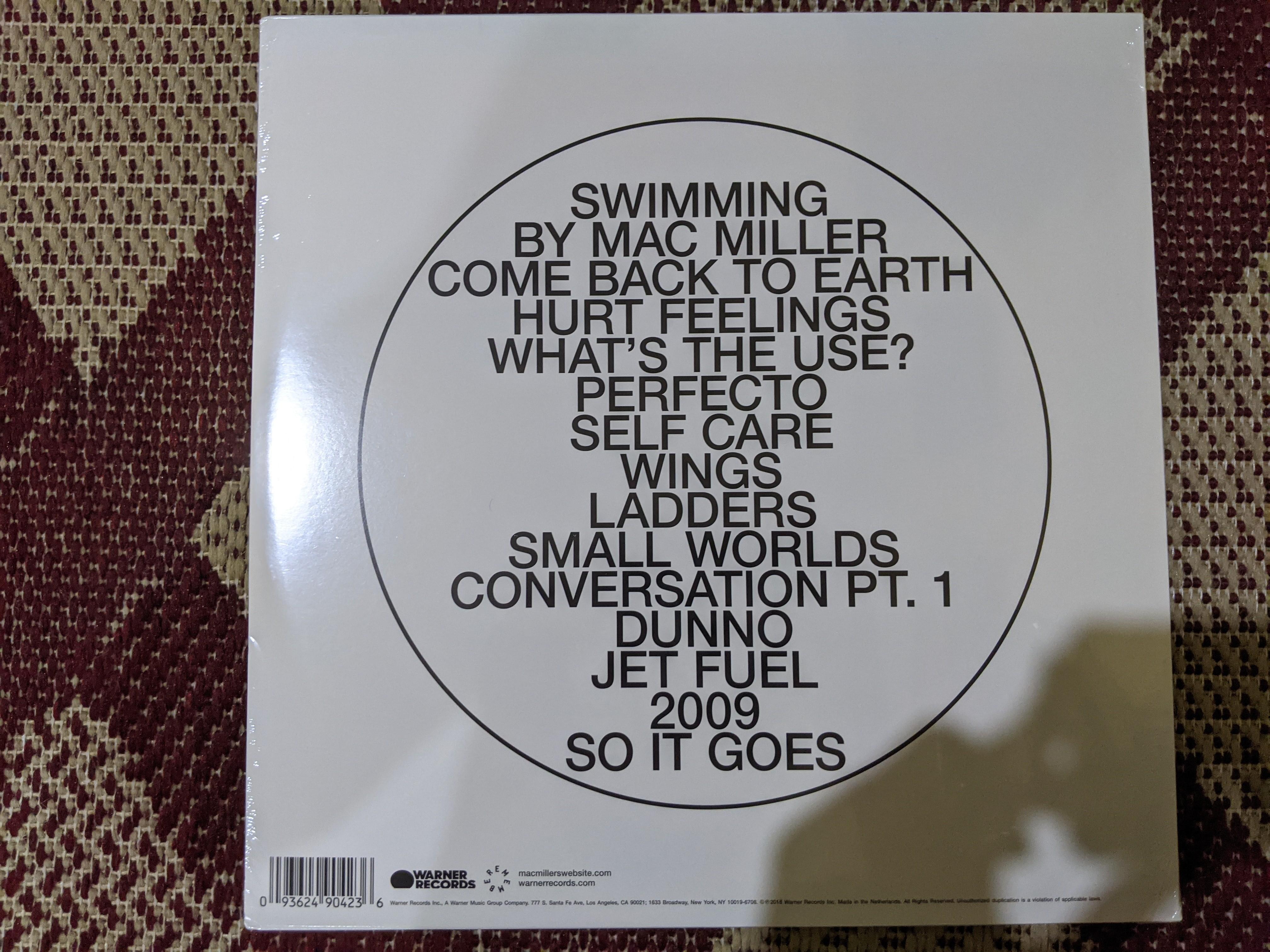 Mac Miller Swimming Vinyl LP Record New Sealed Never Played