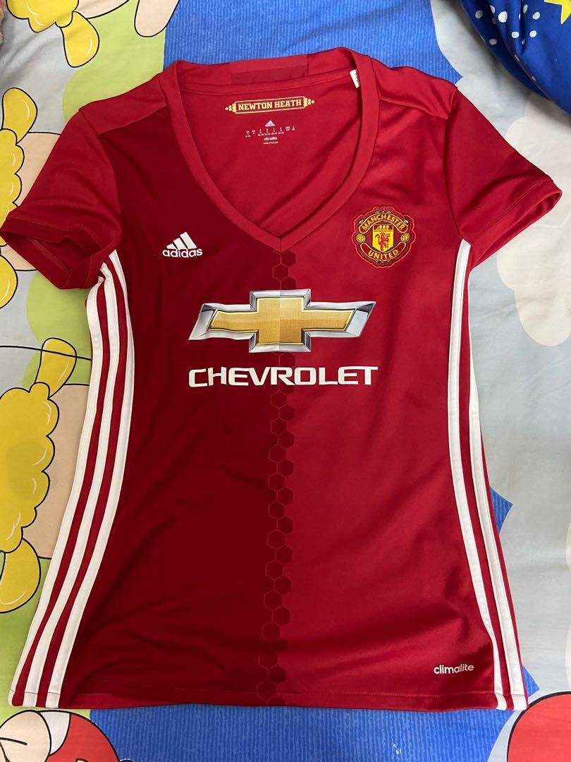 Manchester United Man U Women Ladies Jersey 2017, Men's Fashion, Activewear  on Carousell