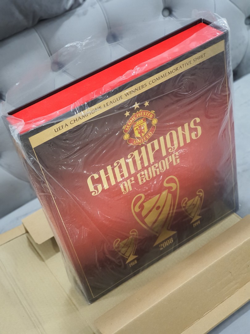 Manchester United UEFA Champions League Winners Commemorative Shirt Moscow 2008 Hyper Rare Negotiable Hobbies Toys Memorabilia Collectibles on Carousell