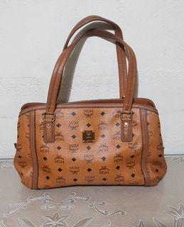 MCM Cognac Shoulder Bag