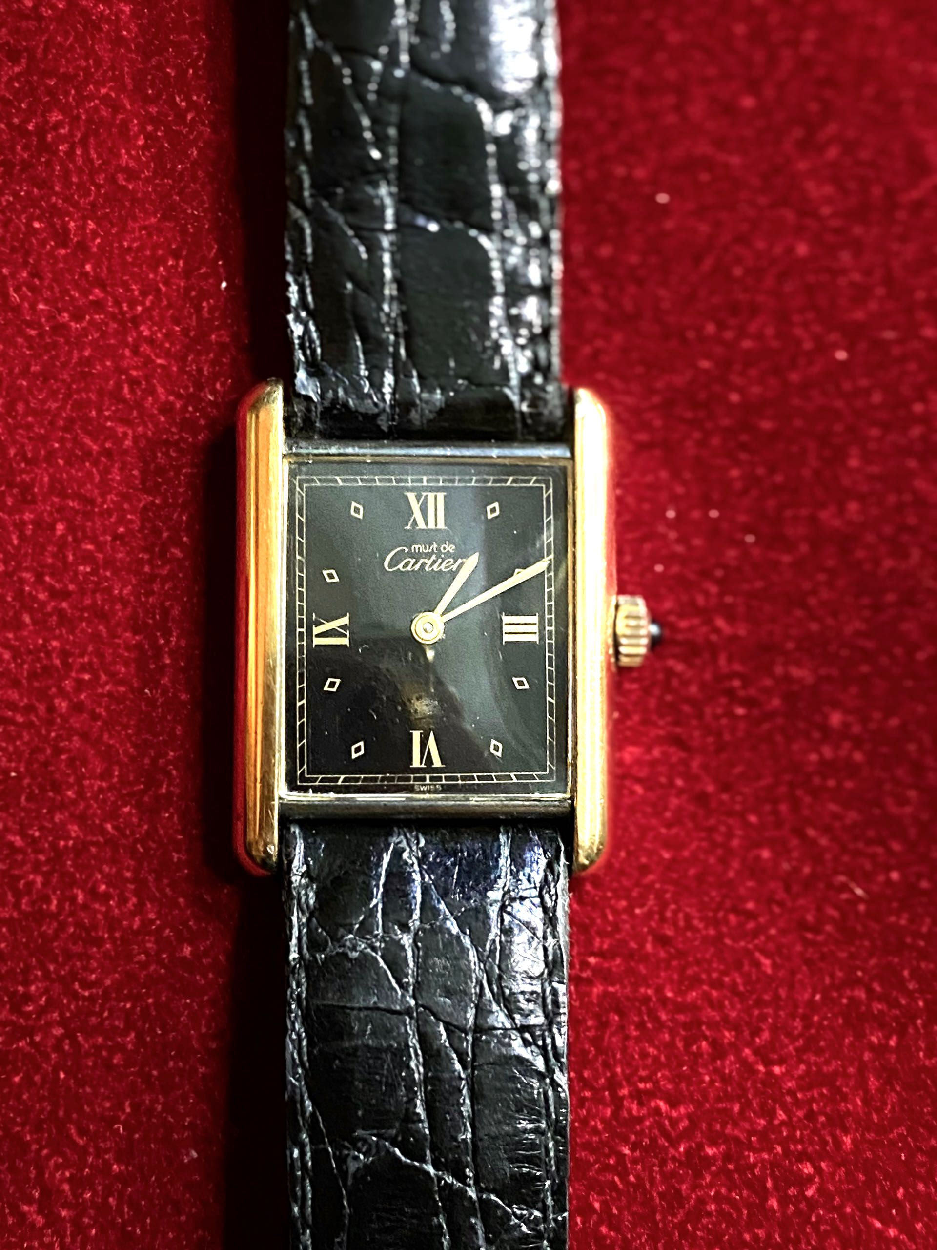 must de cartier tank watch
