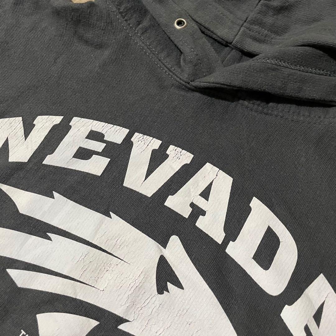 Nevada Wolf Pack University Hoodie (Category: Coats, Jackets and Outerwear) located in Paranaque City. Submitted by _thebasement (Listing ID 1108616054, Image 2). Description: Color rate: 10/10 Fits S-M Missing puller & cracked print. Not washed yet Send offer!.