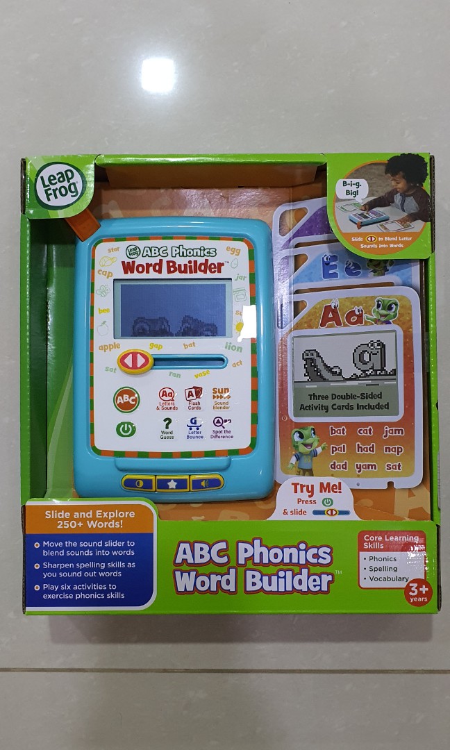 *New* LeapFrog ABC Phonics Word Builder, Hobbies & Toys, Toys & Games