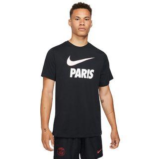 黑/白 兩色 現貨 Nike 黑白 巴黎聖日耳門LOGO TEE TSHIRT T-SHIRT 美斯 PSG Paris Saint Germain (S-L 美國size)