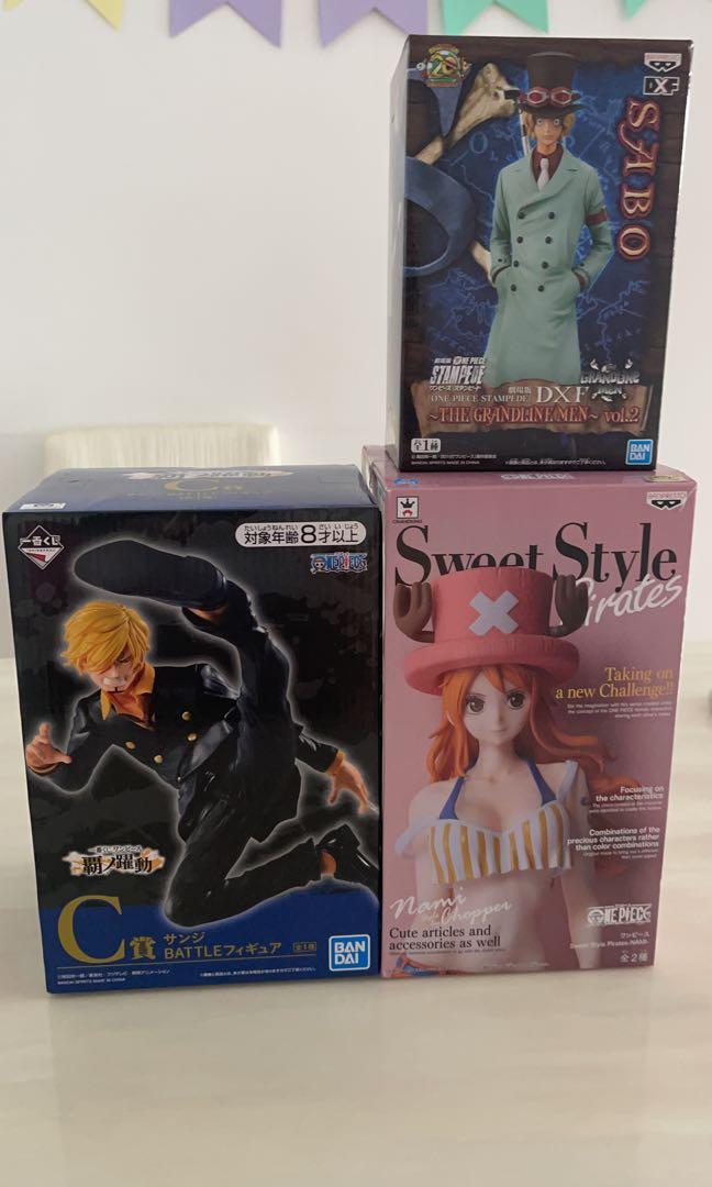 One piece sanji kuji nami carrot sabo toreba, Hobbies & Toys, Toys