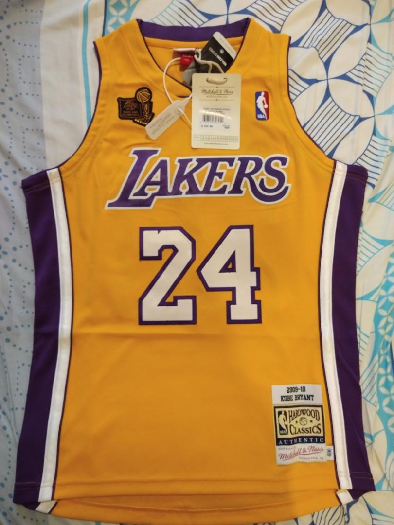 Kobe Bryant Authentic 2009 Mitchell & Ness Finals Jersey & 15th