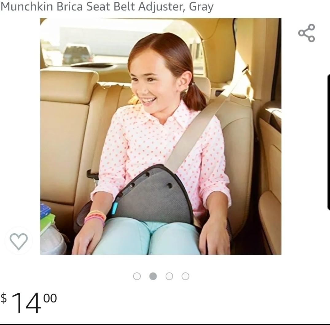 Munchkin seat top belt positioner