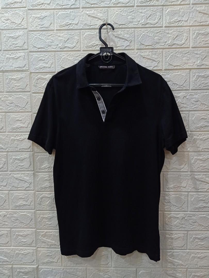 Original Michael kors black polo shirt for men Men s Fashion