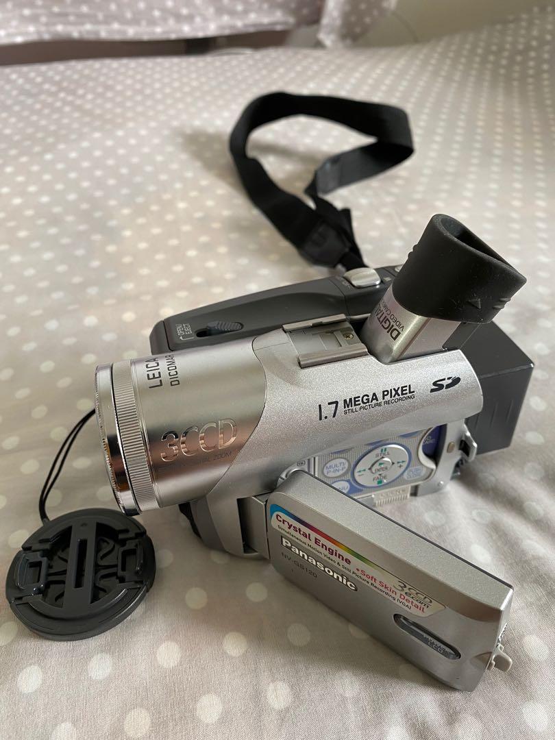 パナソニックNV-GS120-S シルバーデジタルビデオカメラ　ミニDVカセット パナソニックNV-GS120-S シルバーデジタルビデオカメラミニDV