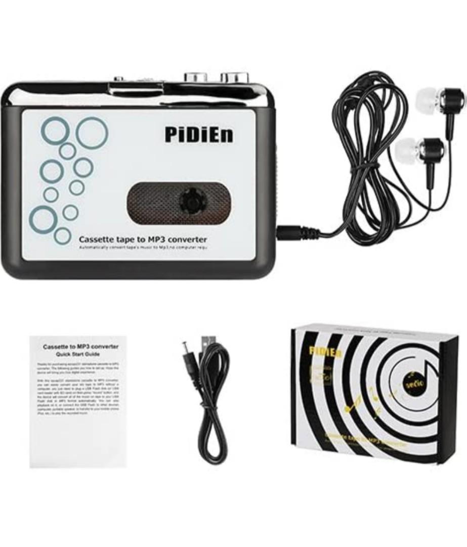Pidien Cassette tape to MP3 Converter, Audio, Portable Music Players on