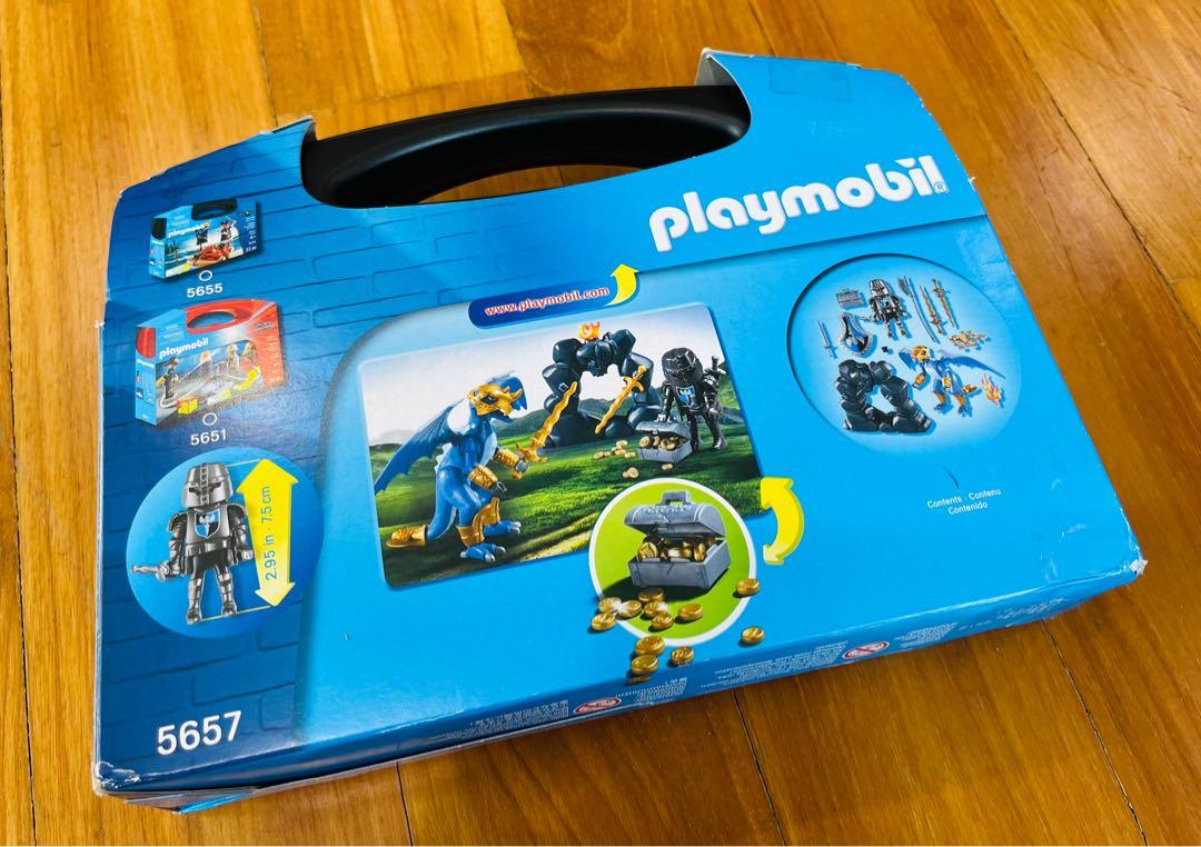 Playmobil dragon knights carry case clearance