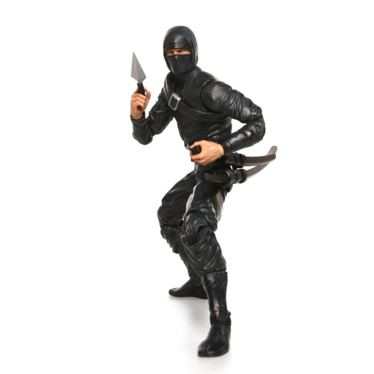 Black ninja sale action figures