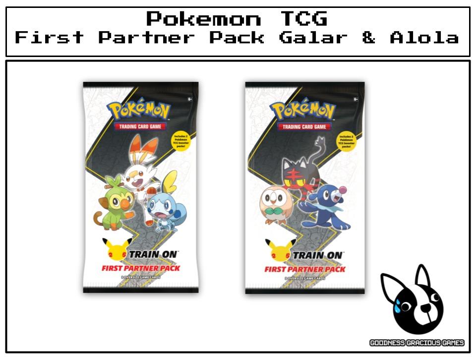 Pokemon TCG First Partner Pack Galar & Alola, Hobbies & Toys, Toys & Games on Carousell