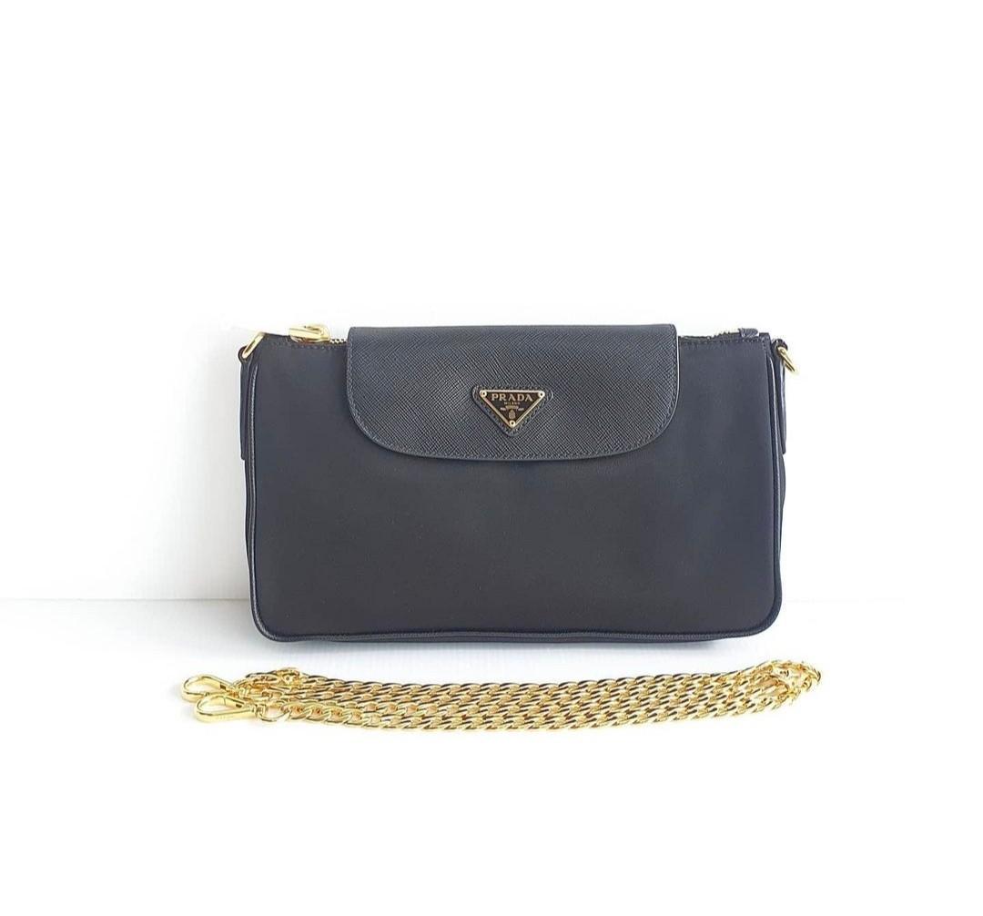 Prada Black Nylon Bag 1bh085 Luxury Bags Wallets on Carousell
