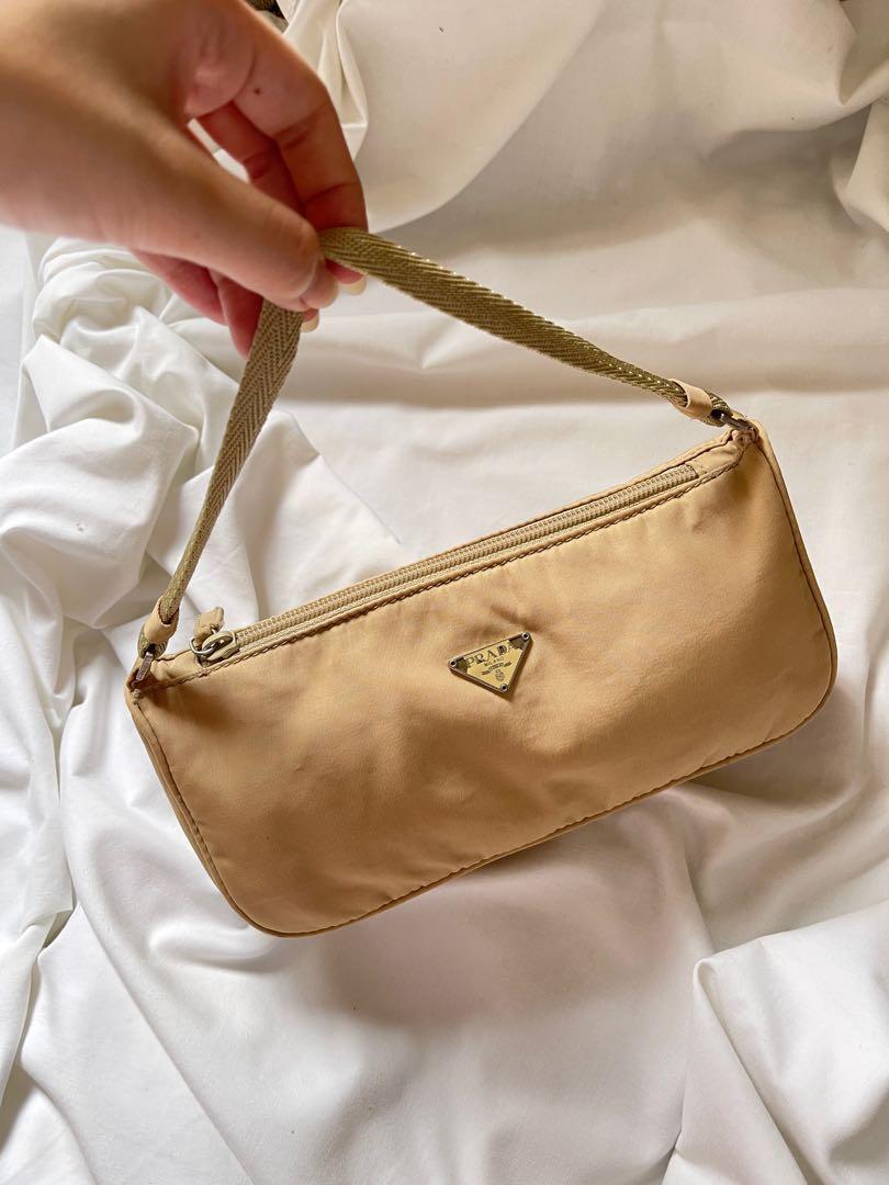prada pochette beige