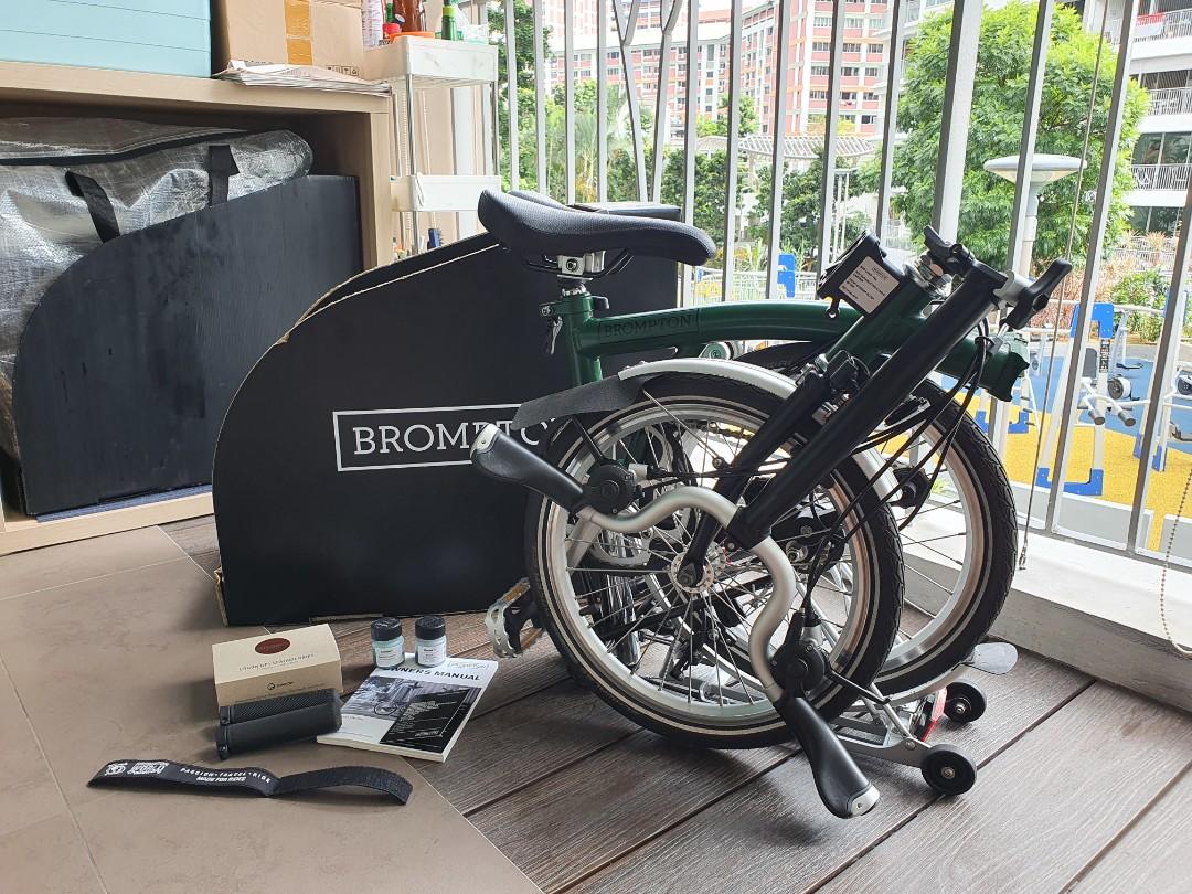 Preloved brompton folding hot sale bike