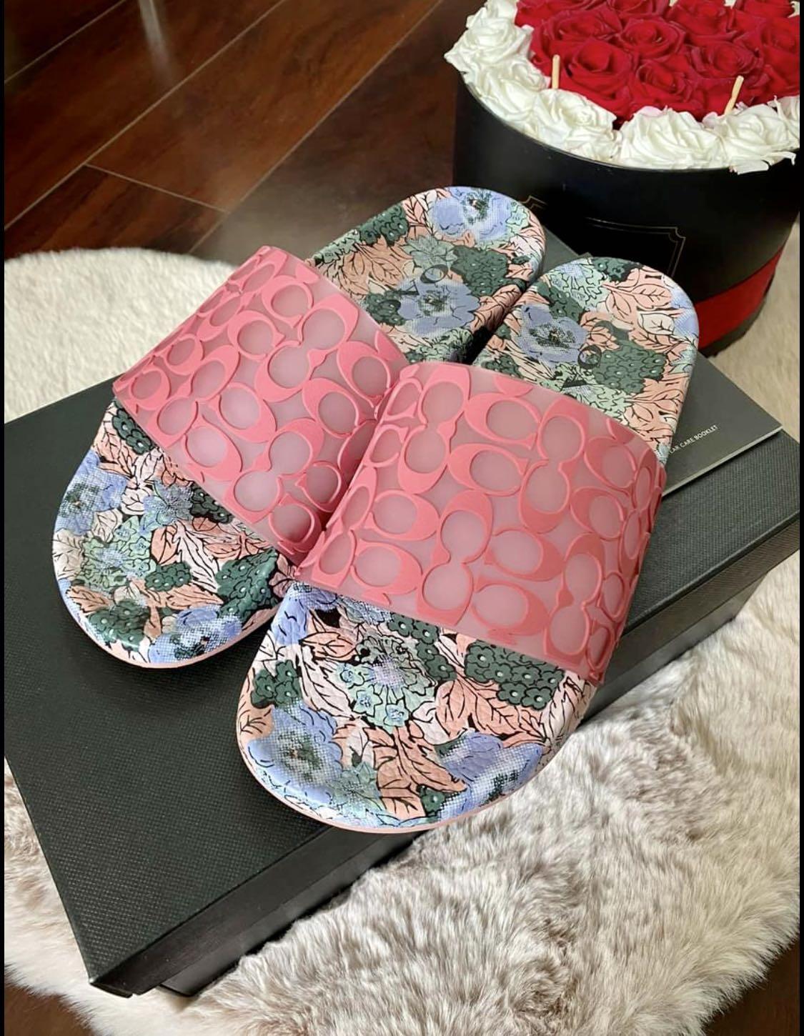 Coach top slides floral