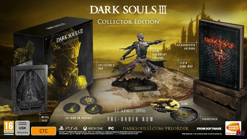 PS4 Dark Souls III 黑暗靈魂3 限定版典藏版中文, 電子遊戲, 電子遊戲 