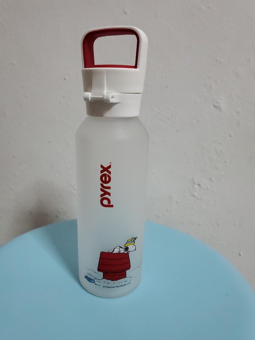 Pyrex x Peanuts Snoopy Glass Bottle, Furniture & Home Living
