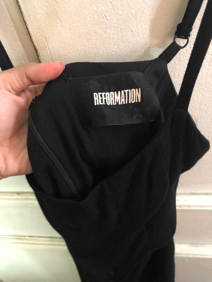 Reformation Guatemala Jumpsuit In Black Women S Fashion Dresses Sets Jumpsuits On Carousell