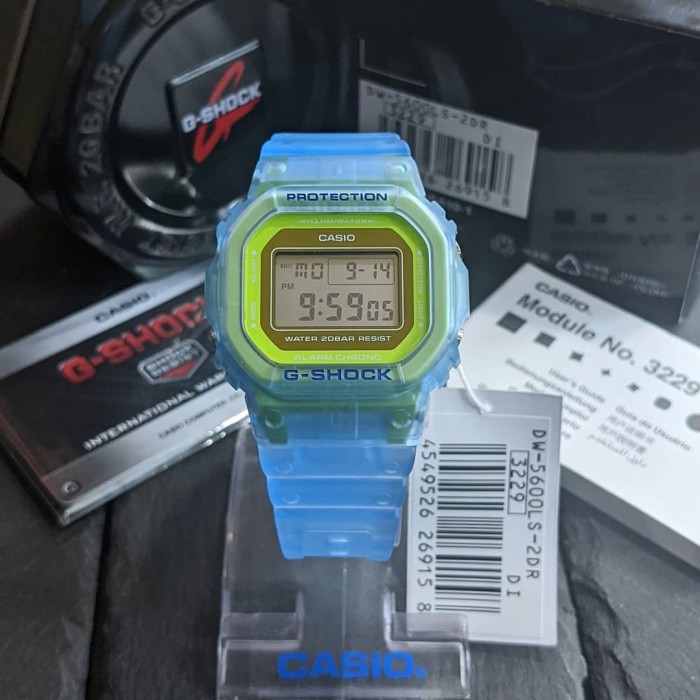 G shock sales petak jelly biru