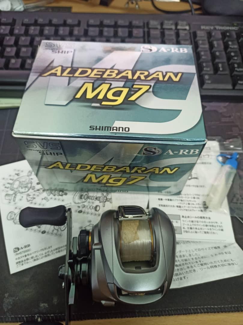 Shimano 09 ALDEBARAN Mg7 Left Handed Bait Casting Reel