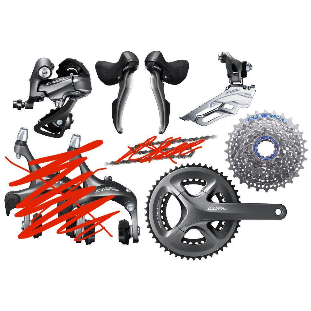 Groupset shimano claris hotsell