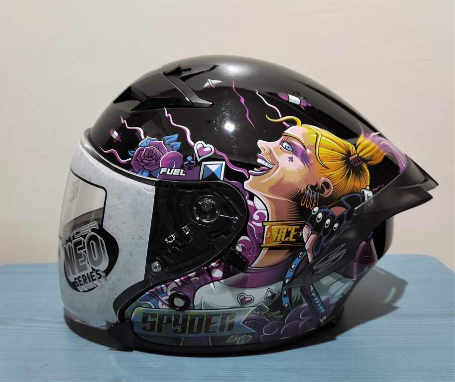 Fuel open shop face motorcycle helmet