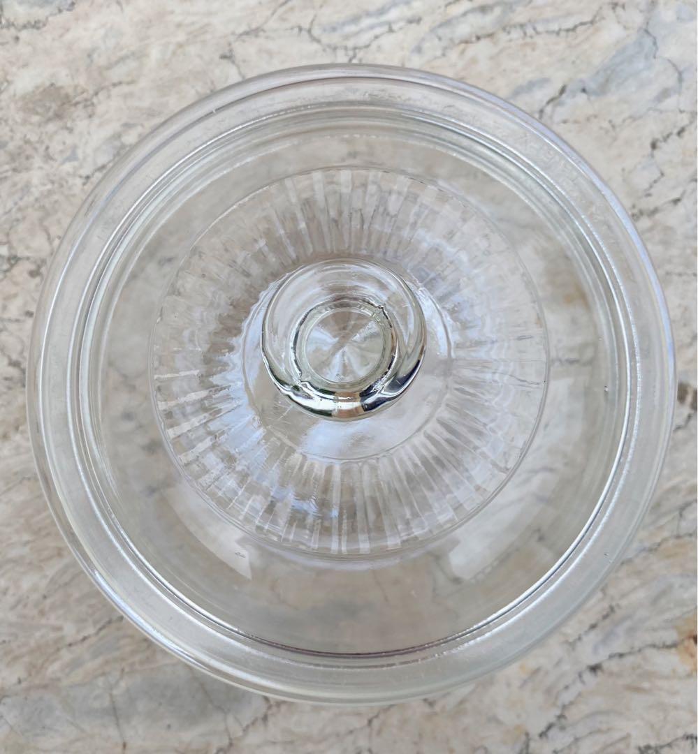 TAIREX Round glass canister (Category: Food Organization & Storage) located in Quezon City. Submitted by featherdarling (Listing ID 1108554377, Image 2). Description: .