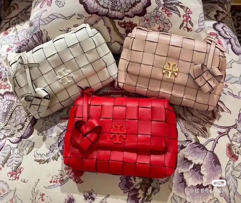 Tory burch woven store bag