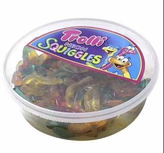 Trolli Neon Squiggles Gummy Candies 500g