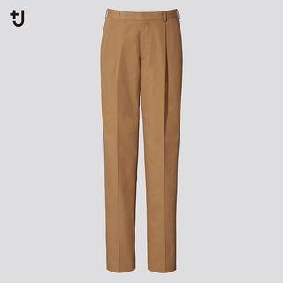 UNIQLO +J | 打摺窄管長褲(絕版品)-DARK BROWN