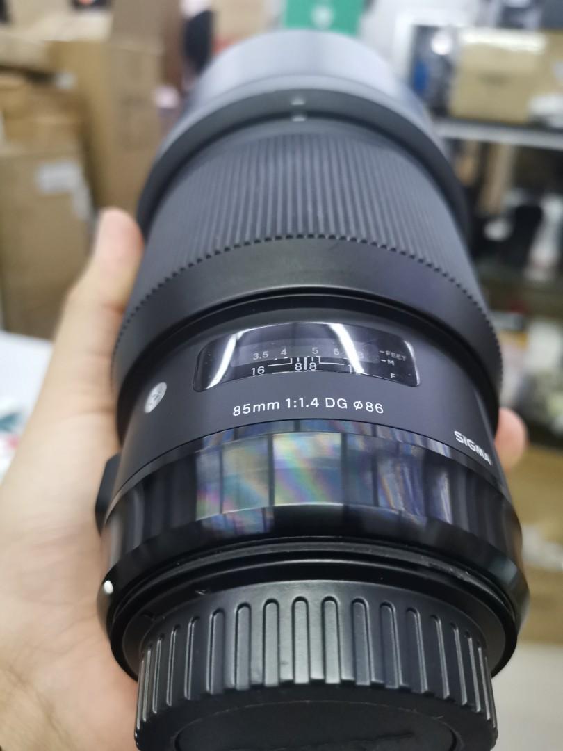 used sigma 85mm 1.4 canon