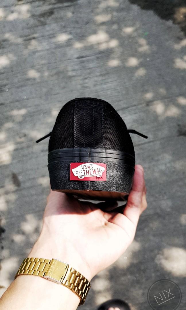 vans authentic pro triple black