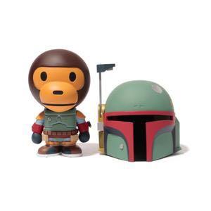 STAR WARS X BABY VCD BAPE BOBA FETT Baby Milo Figure doll NEW STAR WARS X BABY VCD BAPE BOBA FETT Baby Milo Figure doll NEW