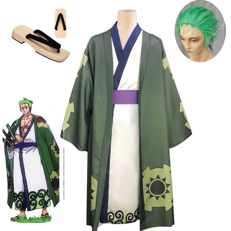 Wano Zoro Full Cosplay, Everything Else on Carousell