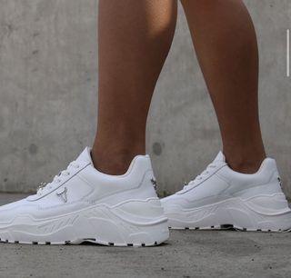 Windsorsmith Carte White Leather