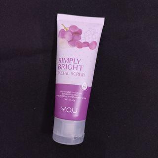 YOU Simply Bright Facial Scrub Grape