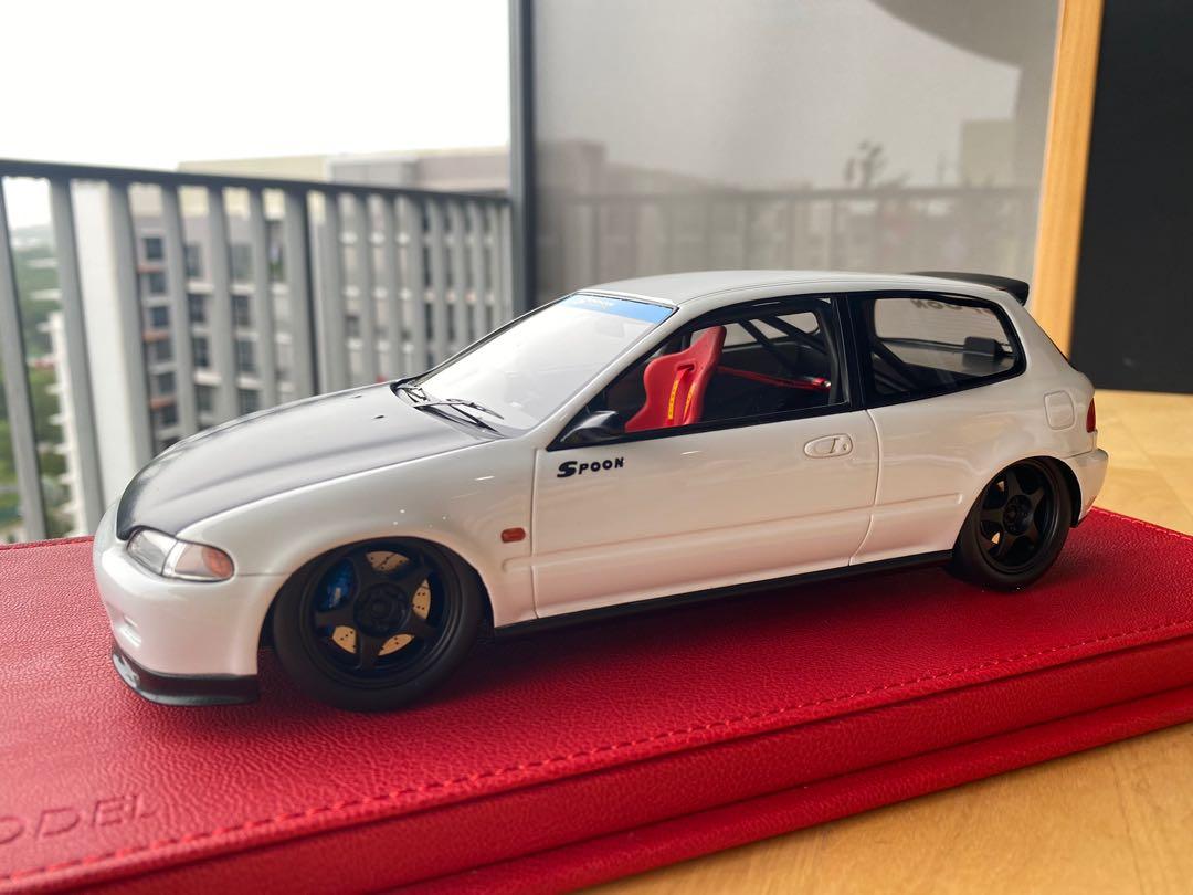 天然石ターコイズ TARMAC WORKS 1/18 HONDA CIVIC EG6 マカオカップ