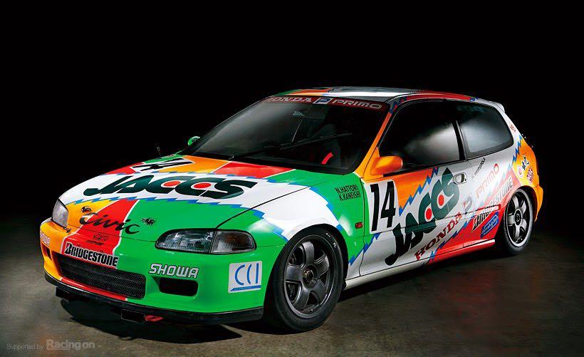 1/18 Tarmac Works JACCS Honda Civic EG6 - 1993 年の全日本