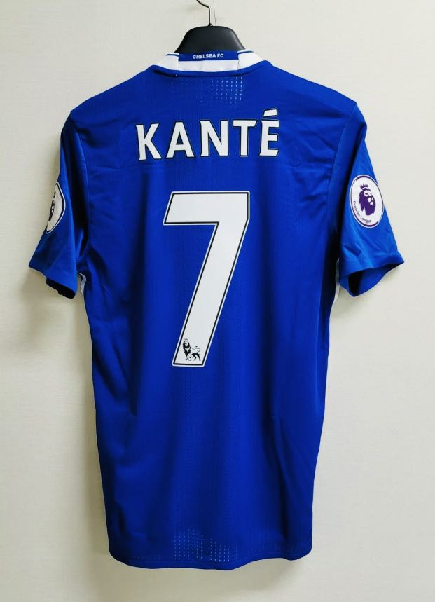 16/17 Chelsea Home Authentic Kit Kante #7 (BNWT) Epl Badge