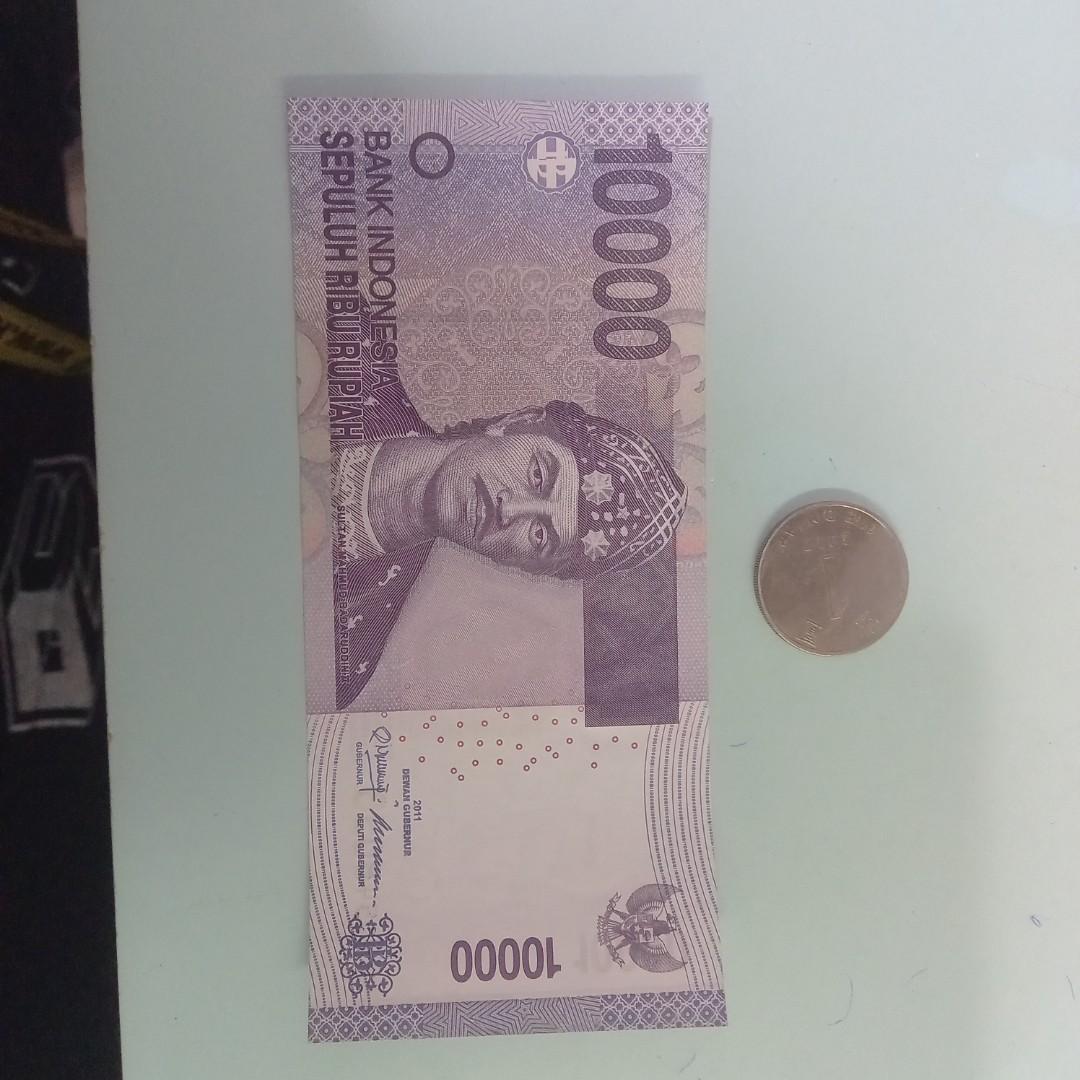 2011年。10000印尼盾。548058。T79, 興趣及遊戲, 收藏品及紀念品, 錢幣- Carousell