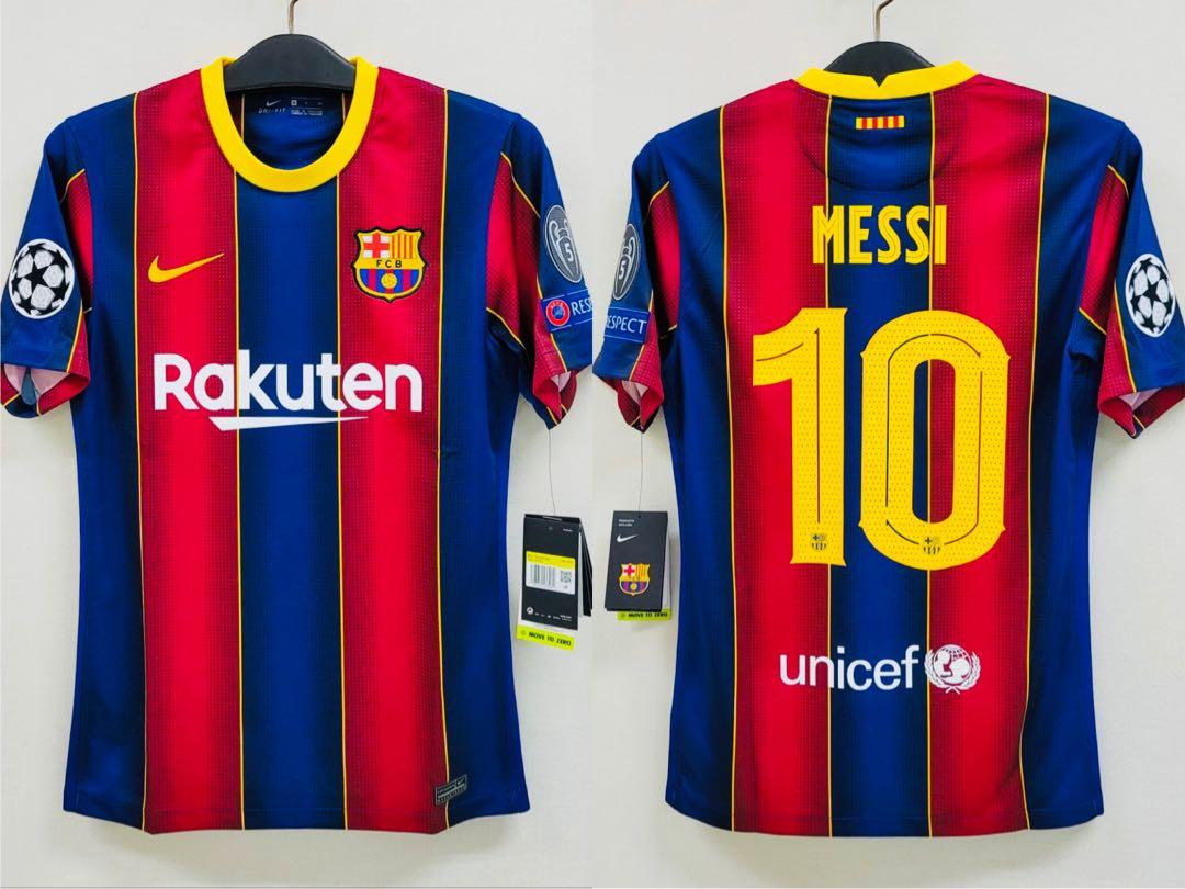 20 21 Barcelona Ucl Home Kit Messi 10 BNWT Men s Fashion Bottoms Shorts on Carousell