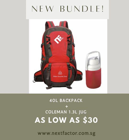 coleman camping backpack