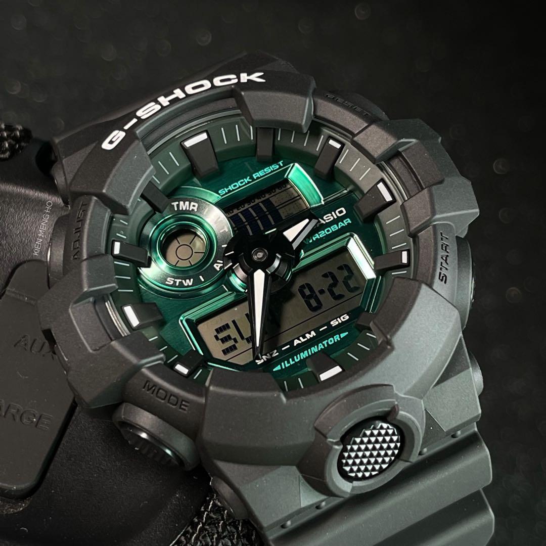 G shock ga 700 green hotsell