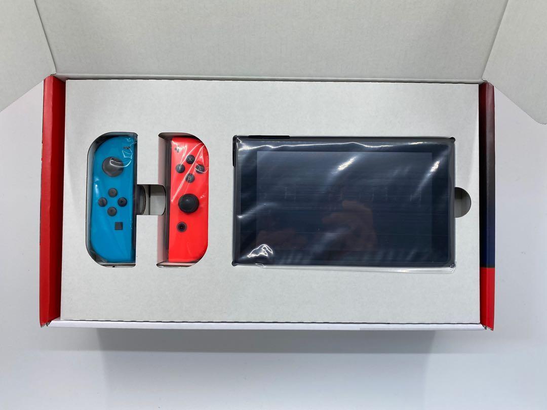 任天堂Nintendo Switch 電池持續時間加長版遊戲主機紅藍色HAD-S-KABAA